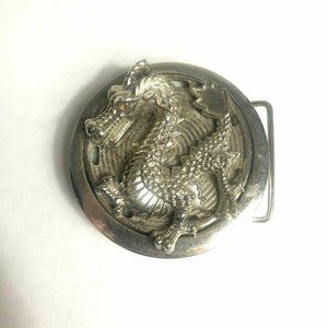 Dragon Belt Buckle 3" Wide 3" Tall